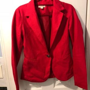 Red blazer